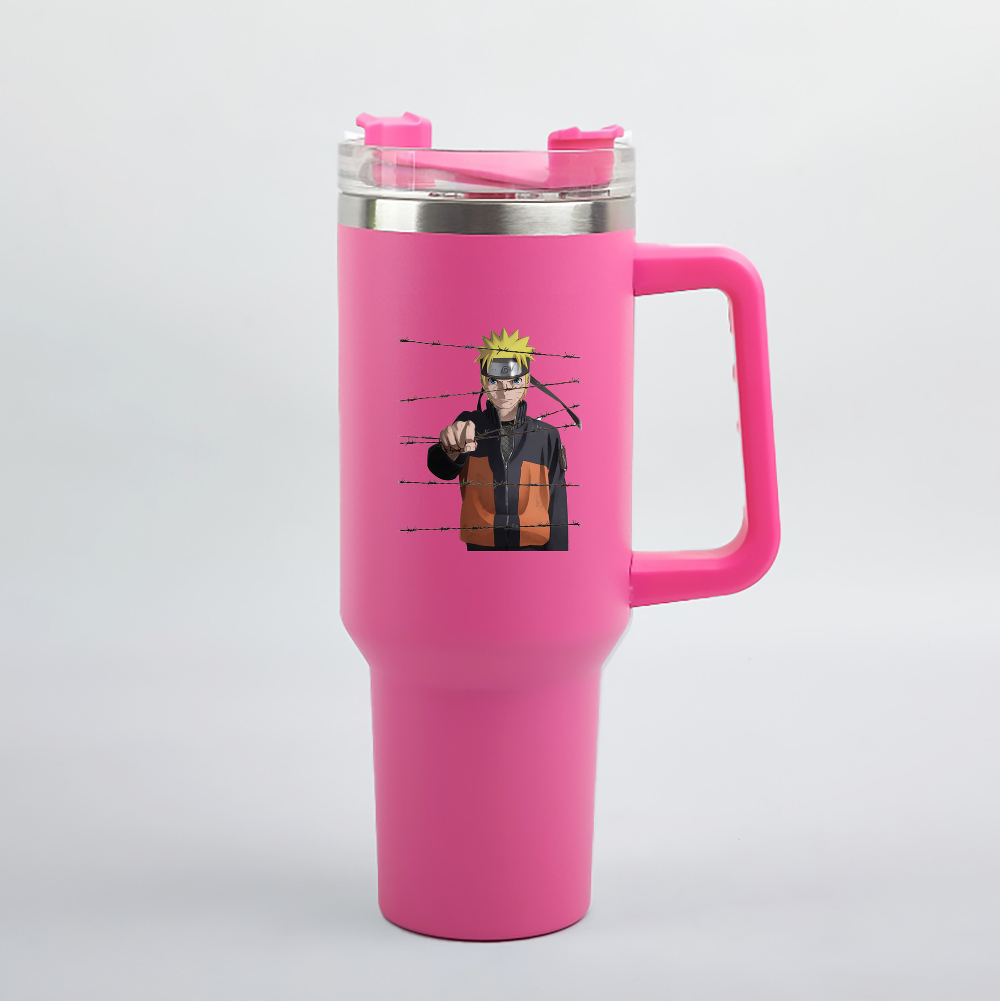 （画像用） NARUTO -ナルト- うずまき ナルト Uzumaki Naruto 1200mL車用タンブラー（カラープリント）